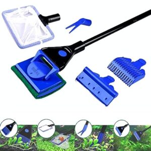 Buraq 5 in 1 Aquarium Cleaning Kit for Cleaning Aquarium Glass